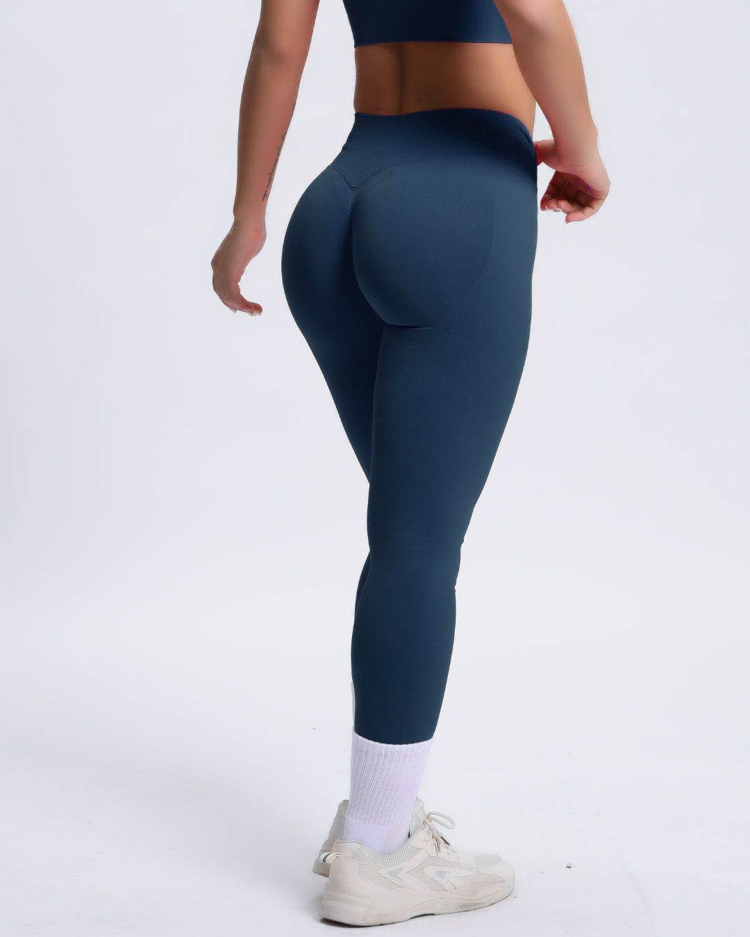 Joy | Legging Sculptant avec Scrunch – Bleu Foncé