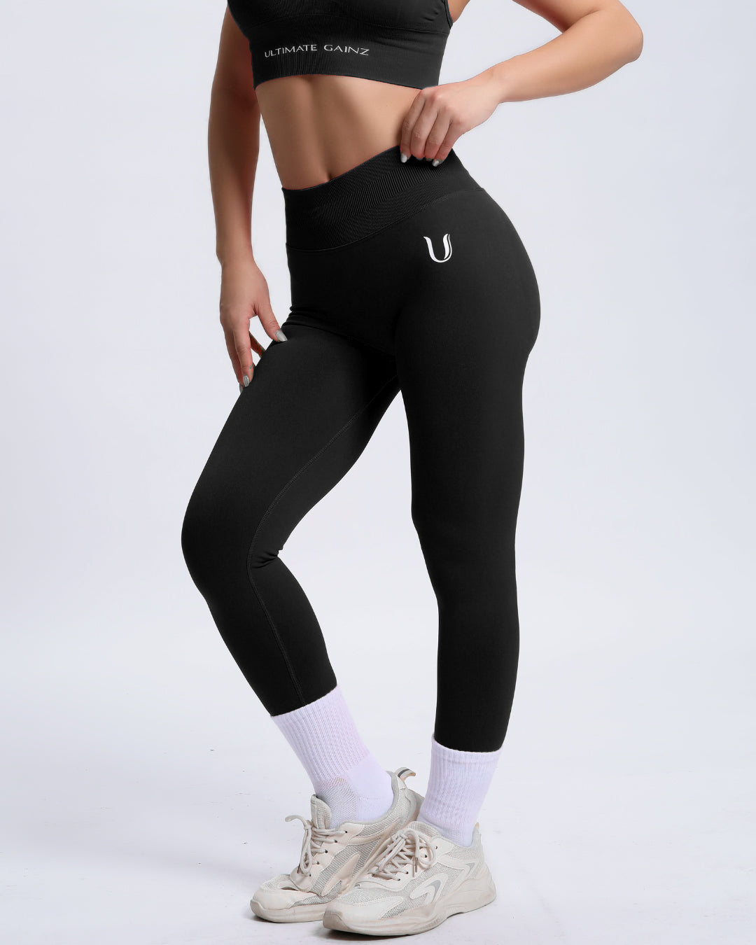 Joy | Legging Sculptant avec Scrunch – Noir