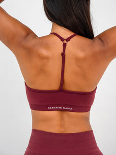 Luna | Premium Adjustable Sports Bra - Wijnrood