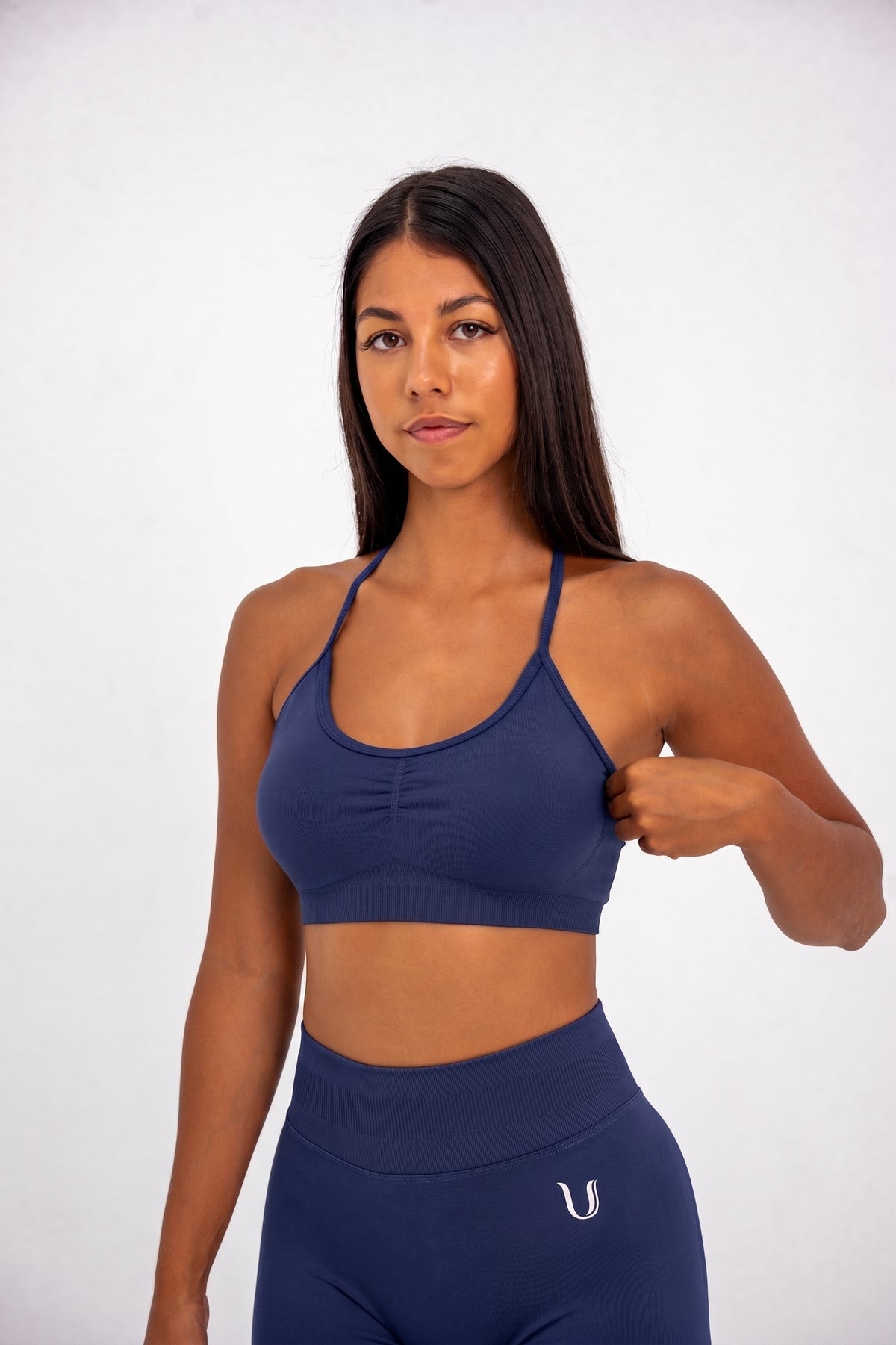 Luna | Premium Adjustable Sports Bra - Dunkelblau