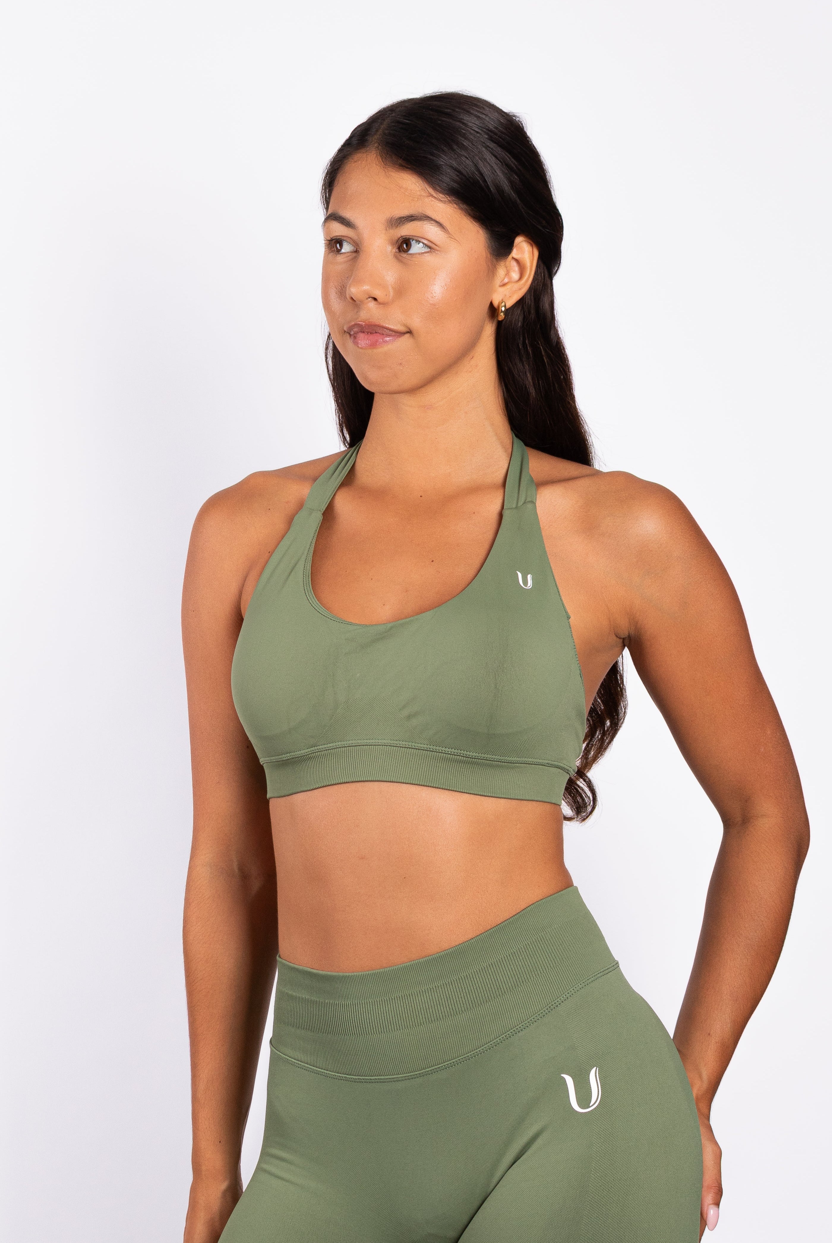 Beau | Halter Support Bra – Vert