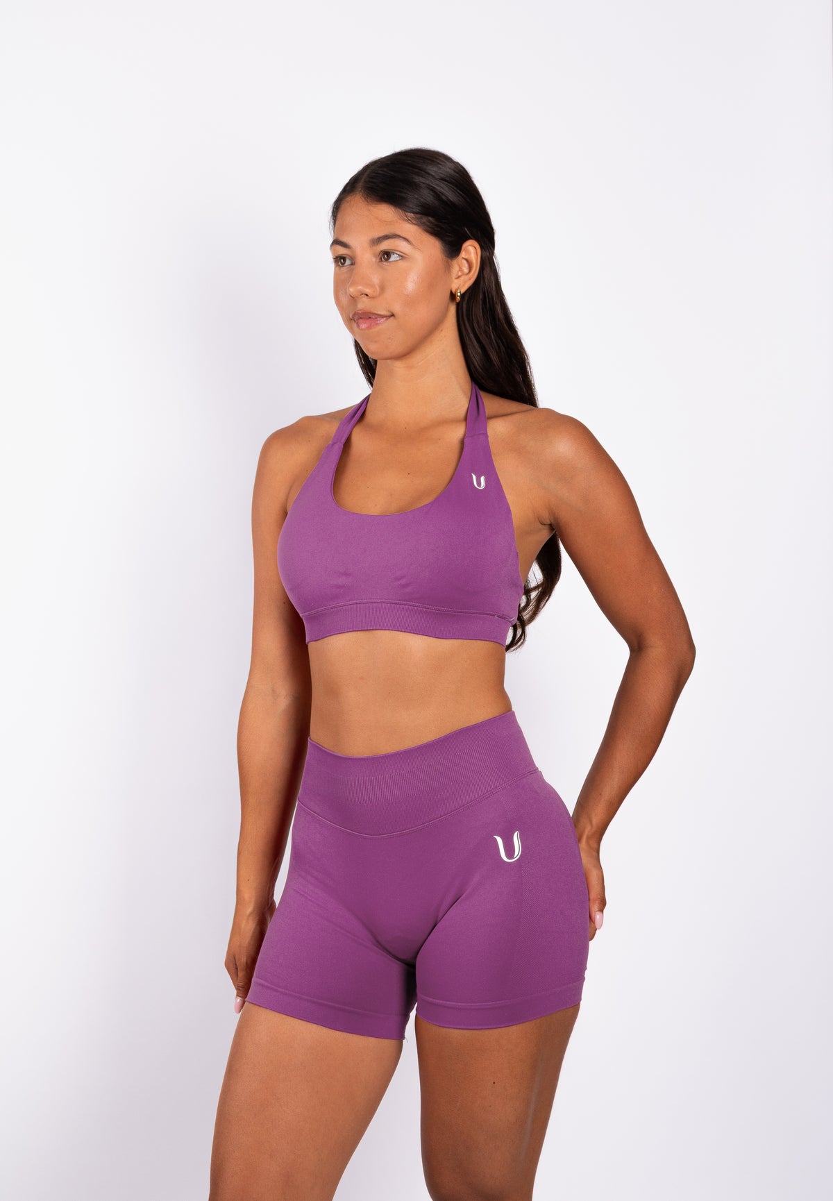 Beau | Premium High Performance Short Scrunch - Violet