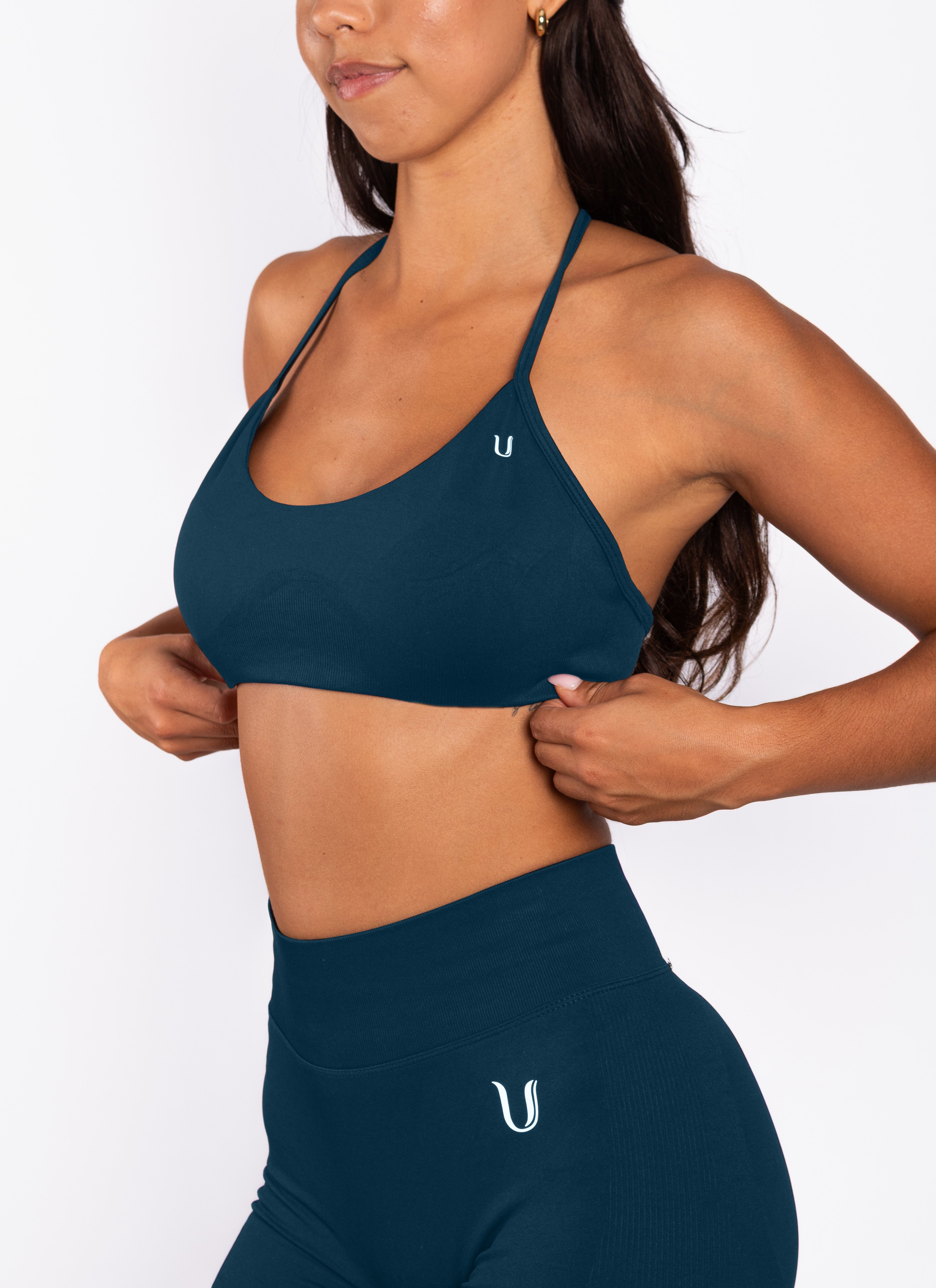 Nova | Brassière Seamless Dos Ouvert – Bleu
