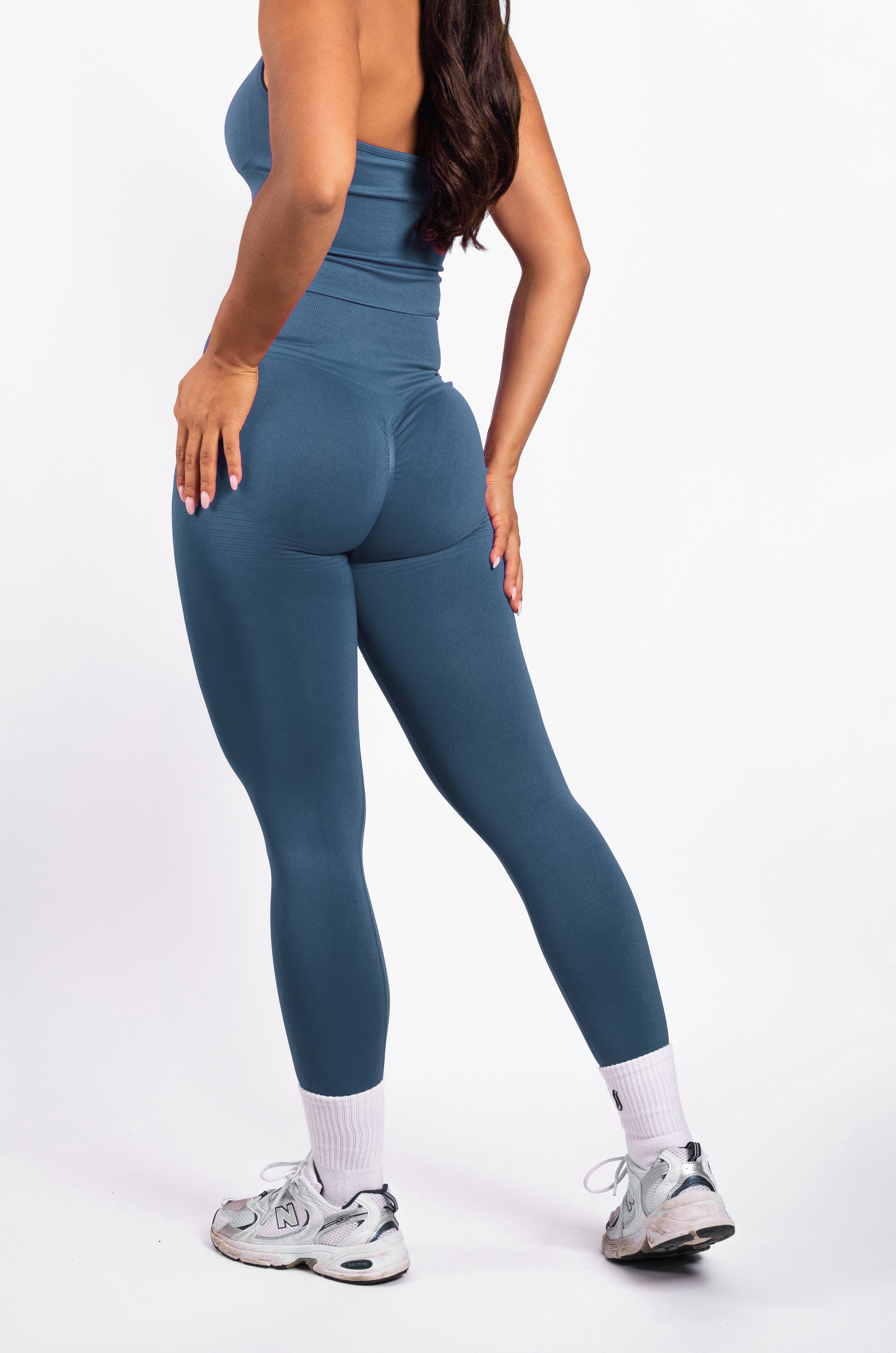 Bibi | Legging Côtelé Seamless – Rouge