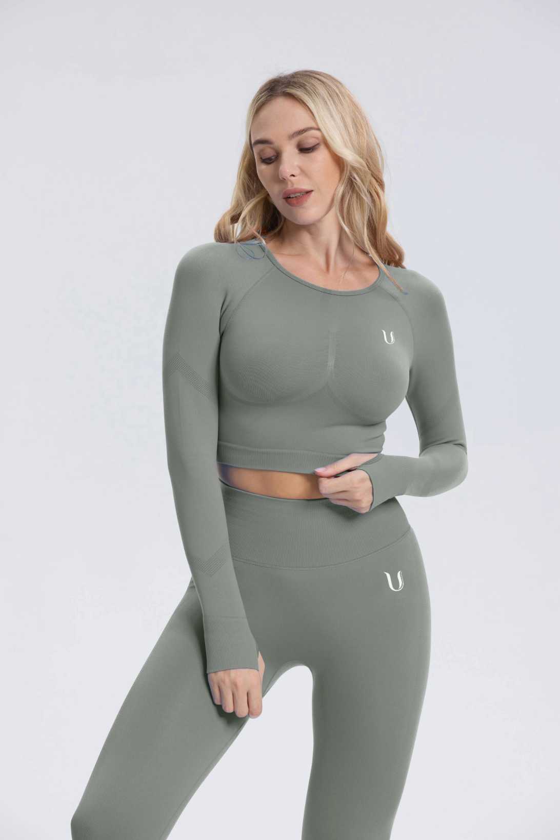 Leonie | Lang Set - Grau