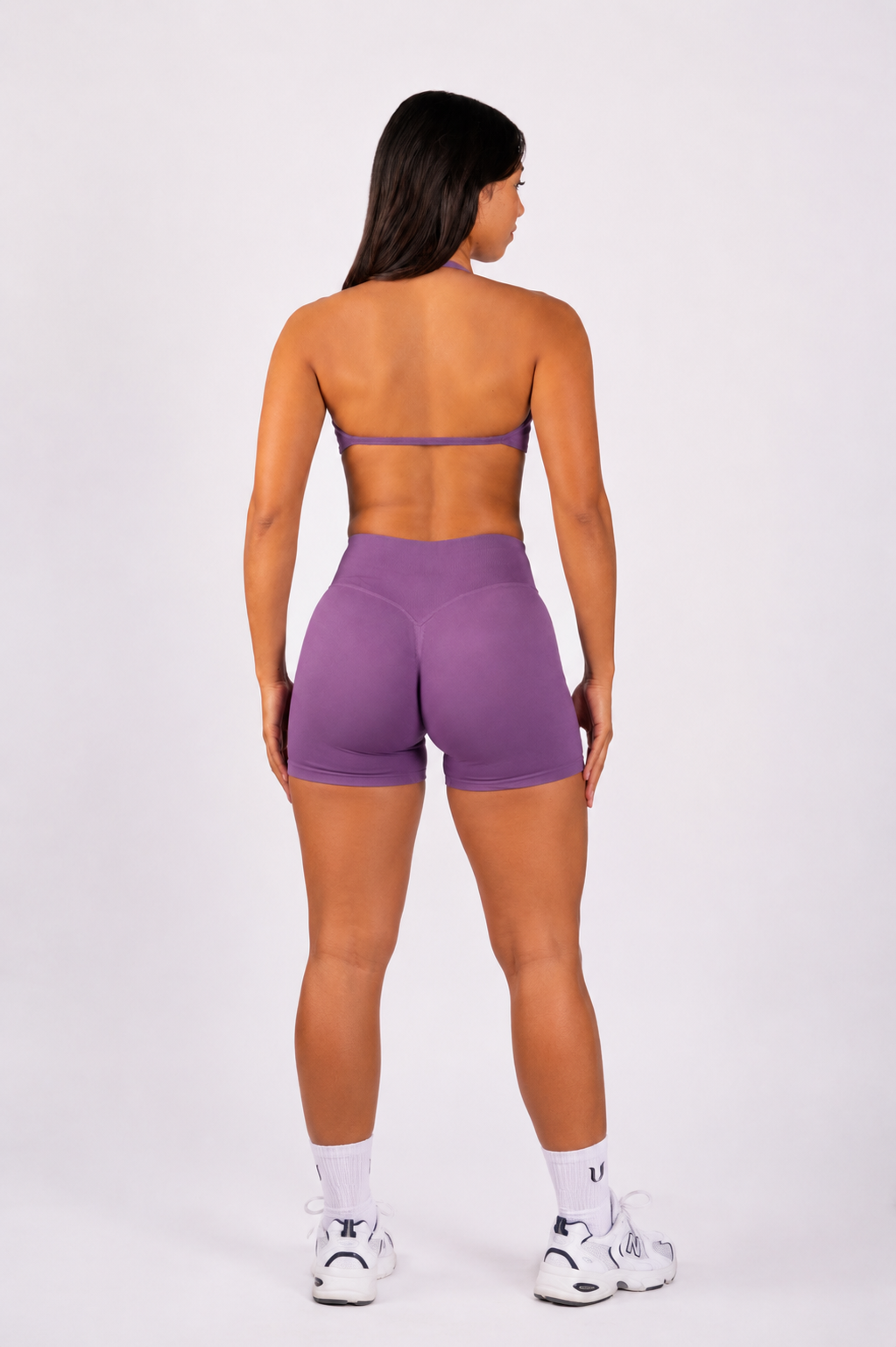 Beau | Premium High Performance Short Scrunch - Violet