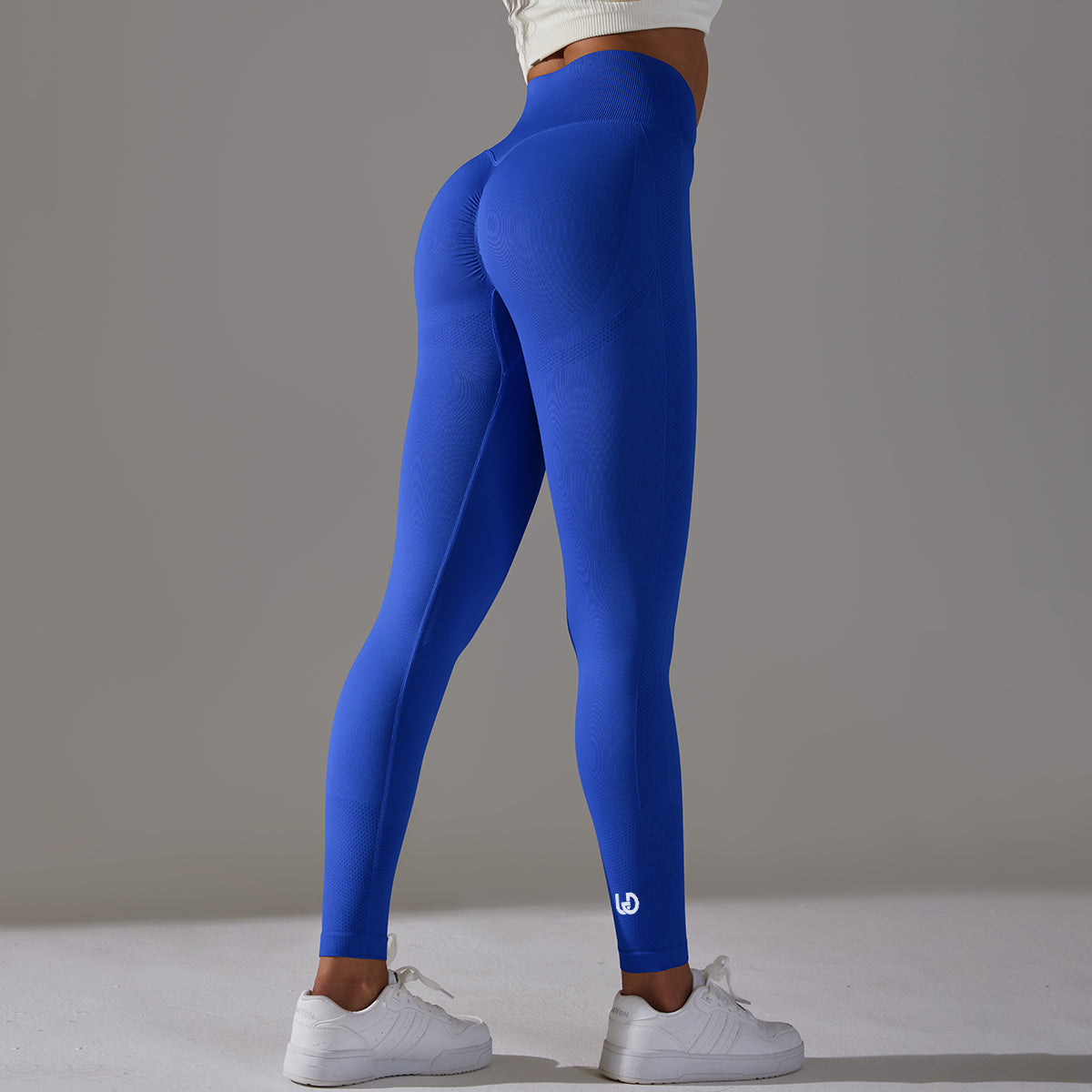 Celine | High Waist Scrunch Leggings - Blau