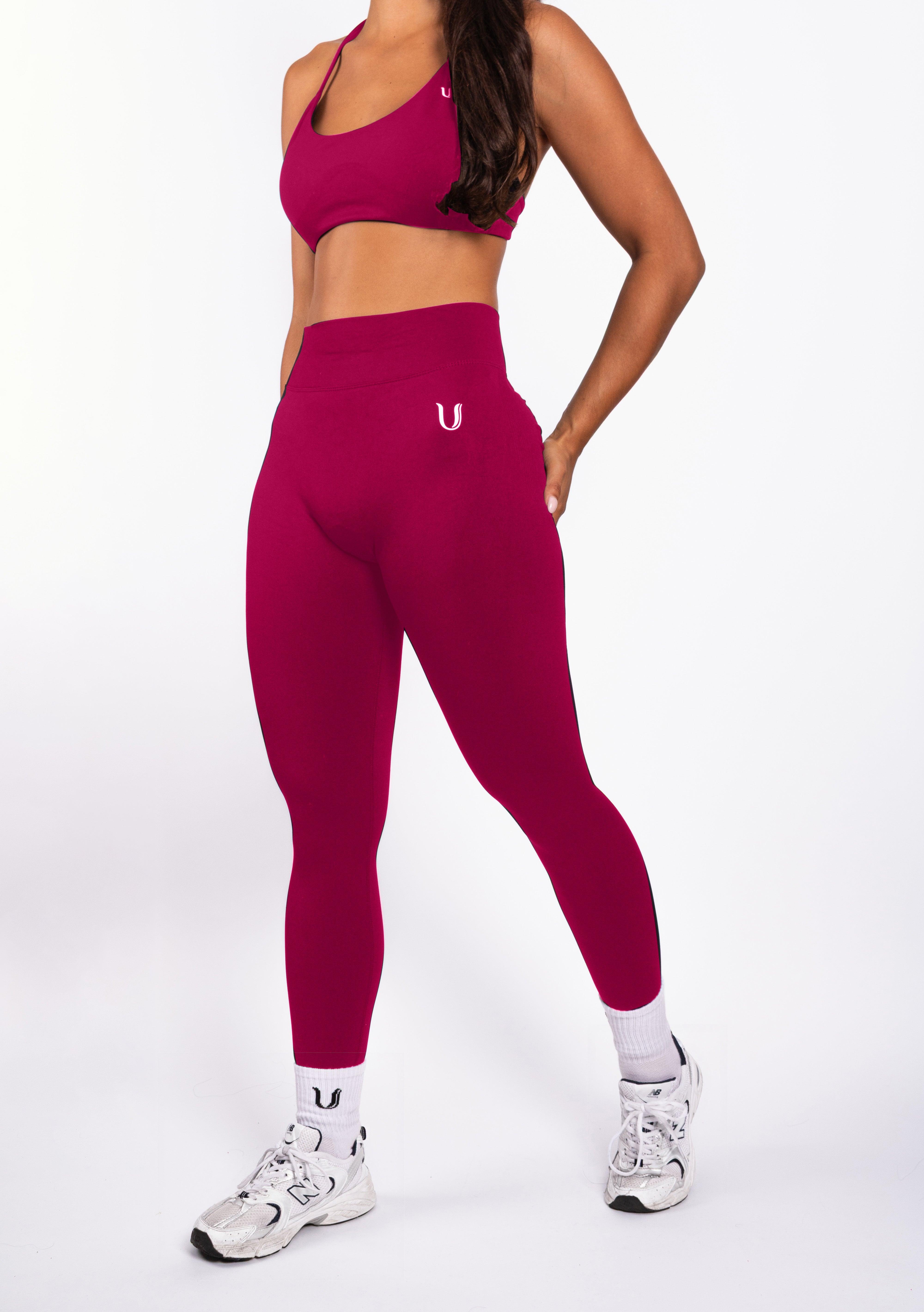 Nova | Legging Sans Couture Gainant – Framboise