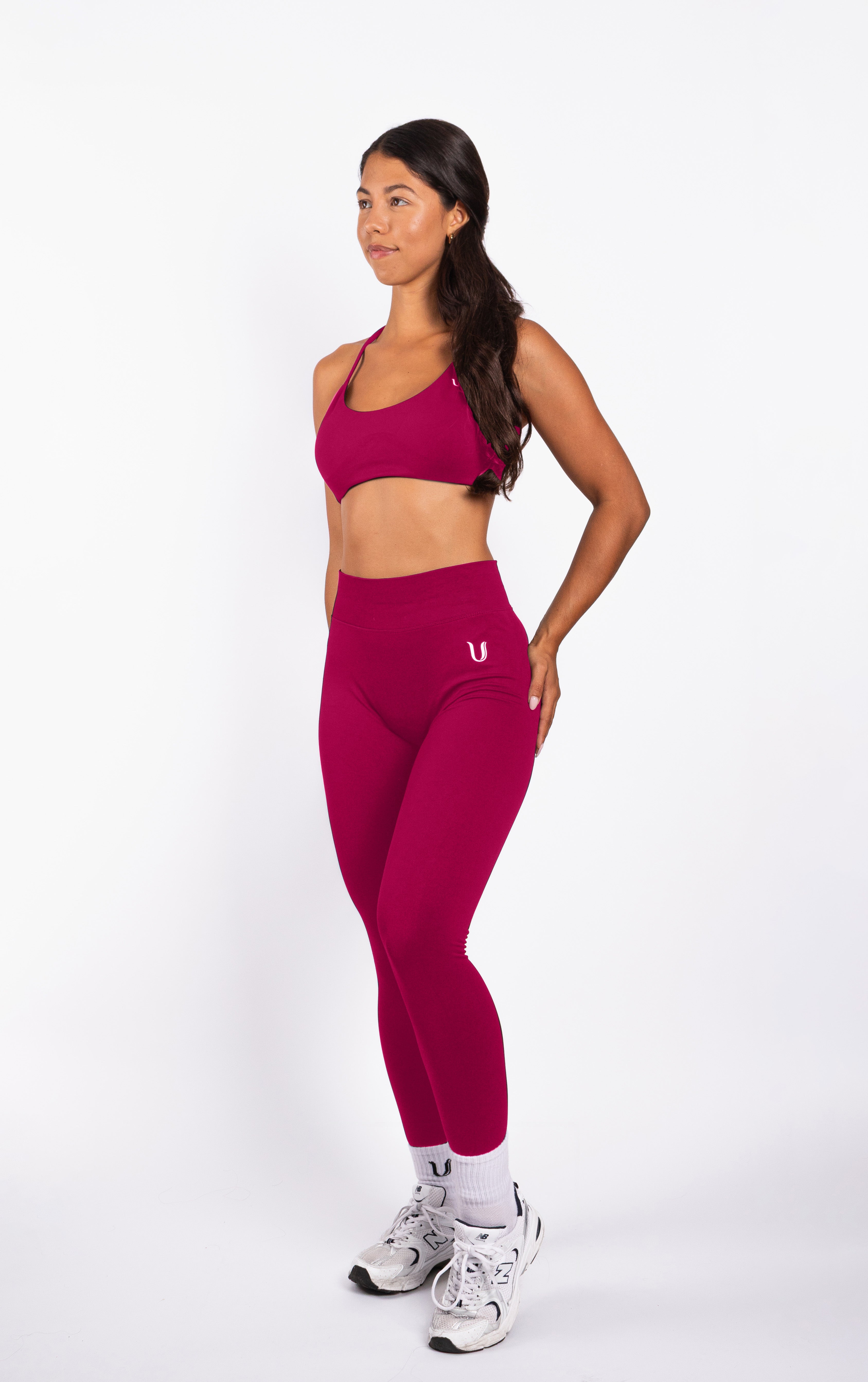 Nova | Brassière Seamless Dos Ouvert – Framboise