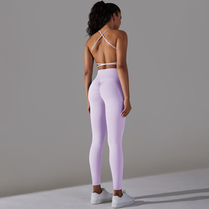 Mila | Ensemble Legging Top - Rose