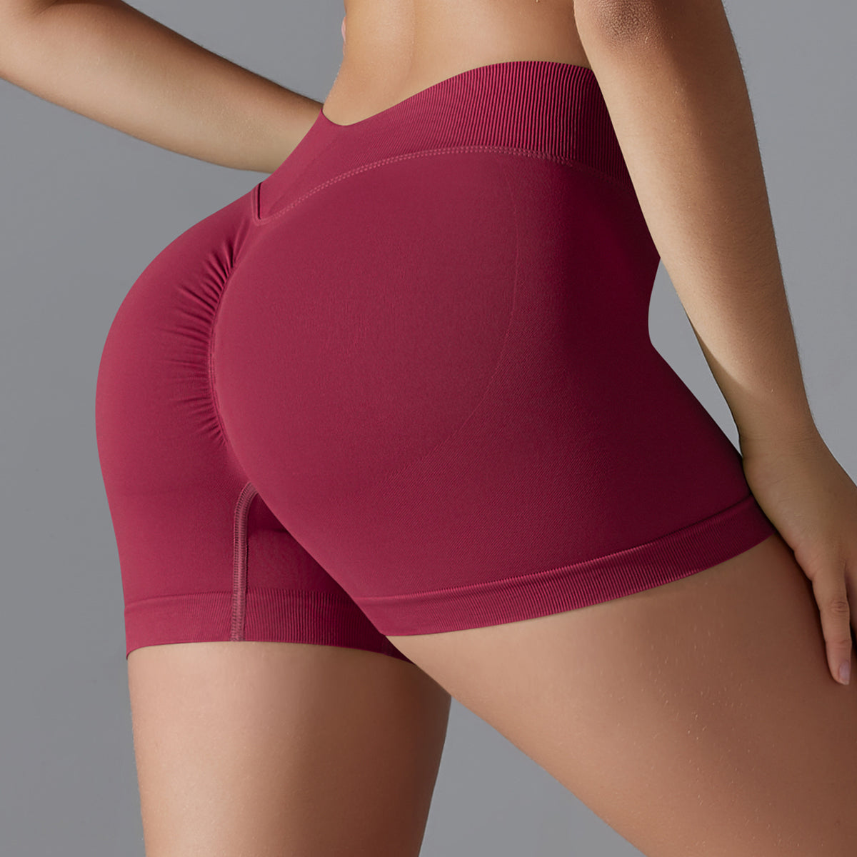 Mila V2 | Scrunch Sport Shorts - ﻿Rot