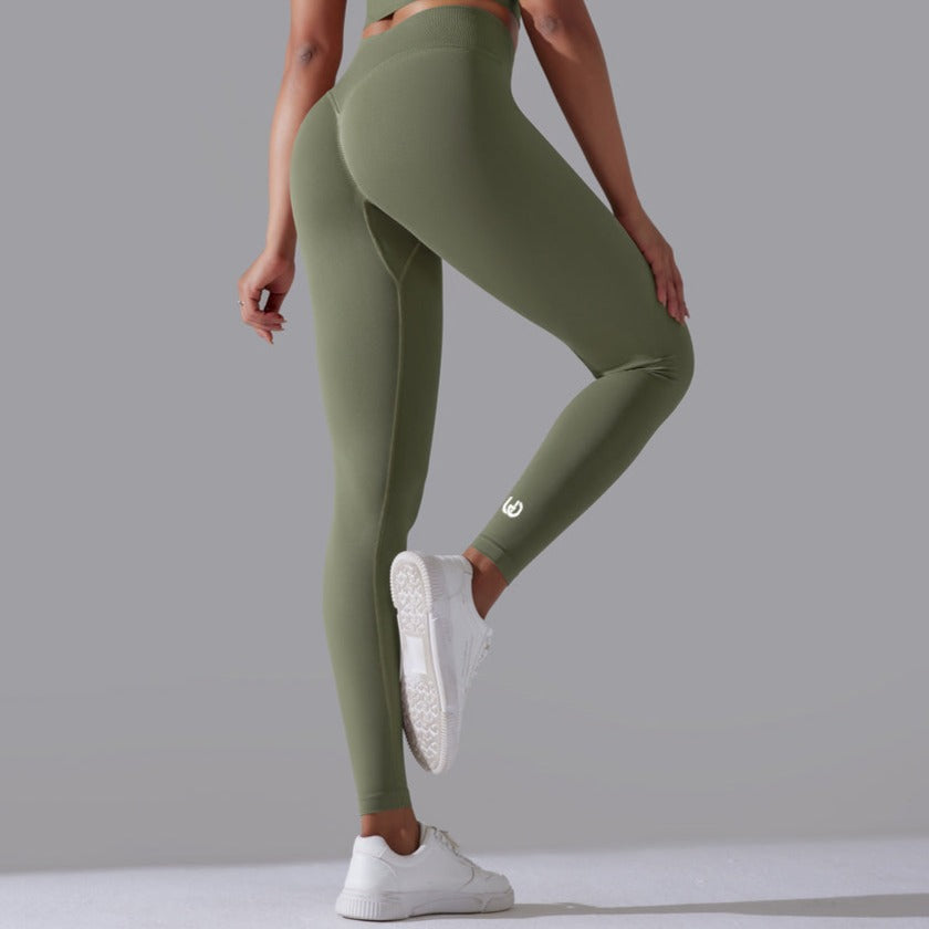 Daisy | Leggings - GrünGrau