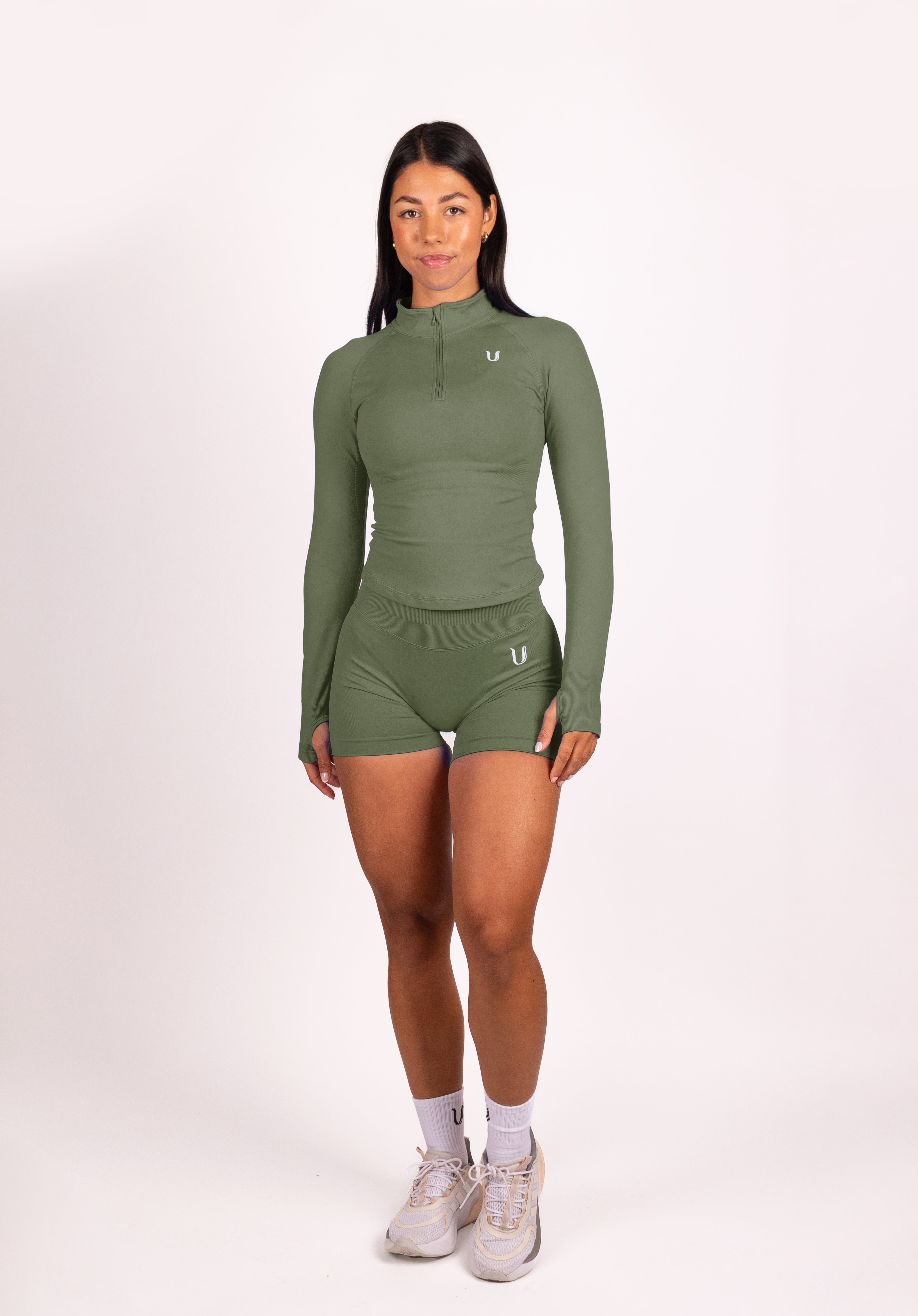 Beau Premium High Performance Scrunch Short Groen - Dames sportkleding afbeelding 12