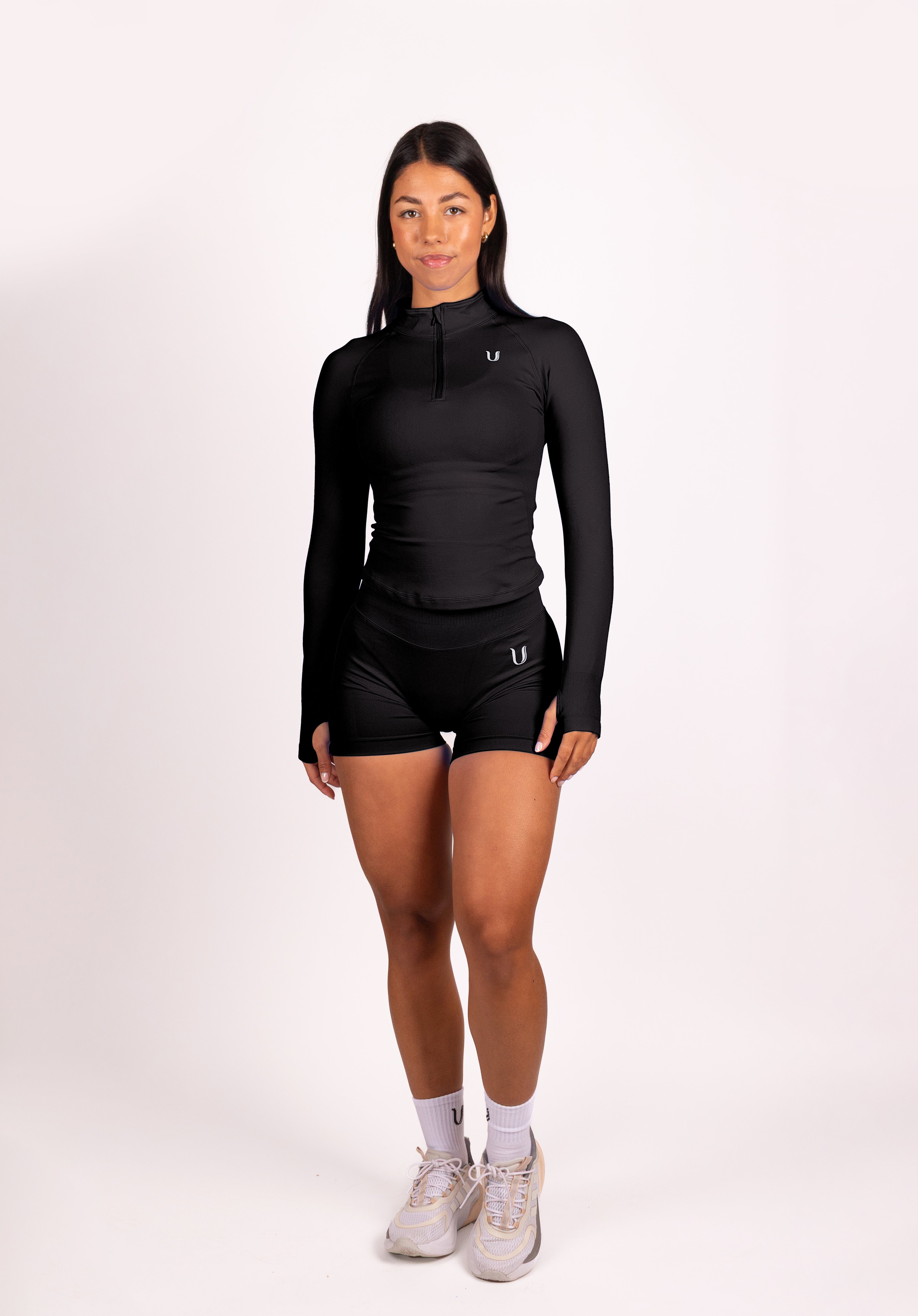 Beau Premium High Performance Scrunch Short Zwart - Dames sportkleding afbeelding 10