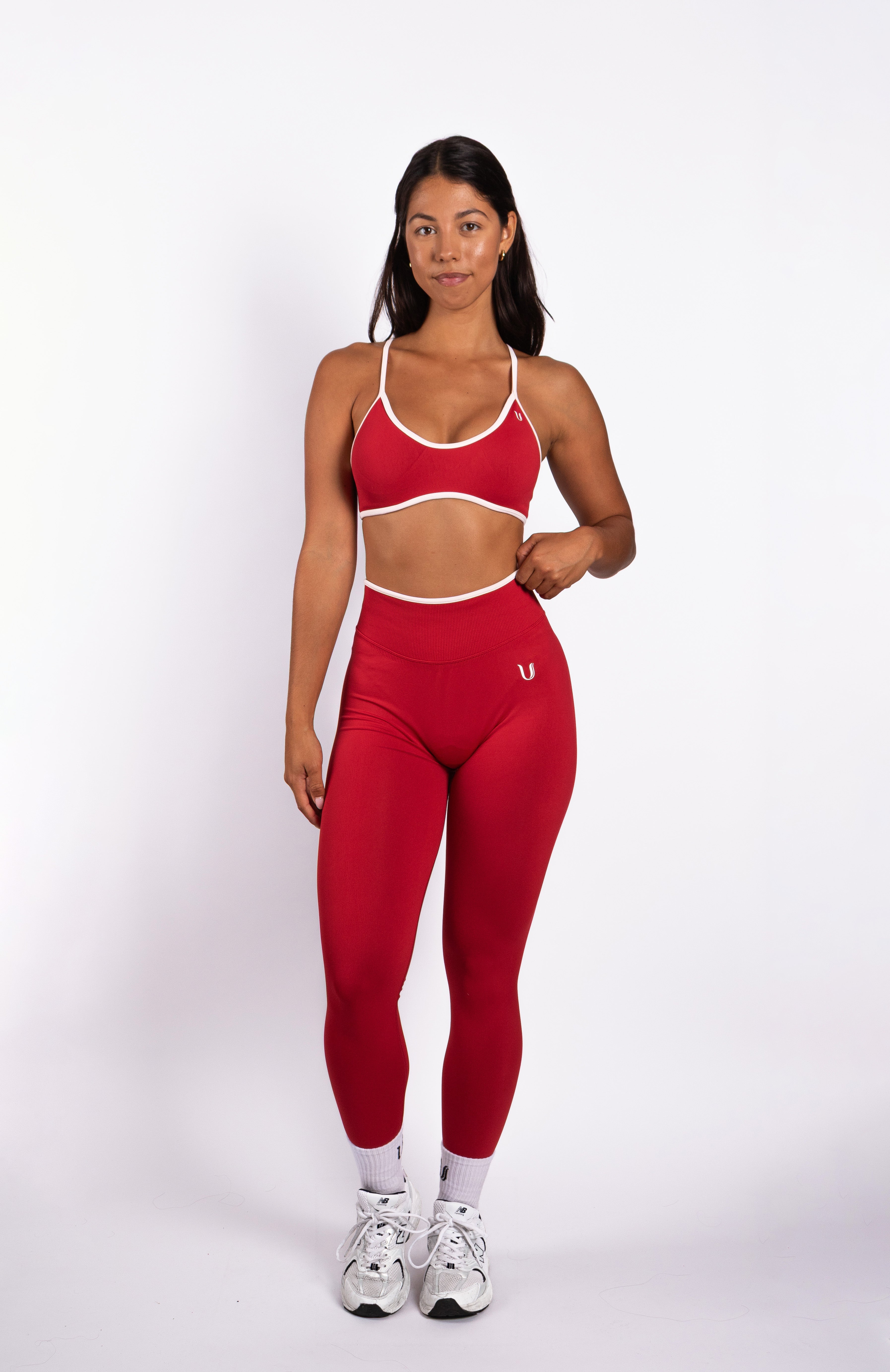 Ivy | Nahtlose Shape Legging – Rot