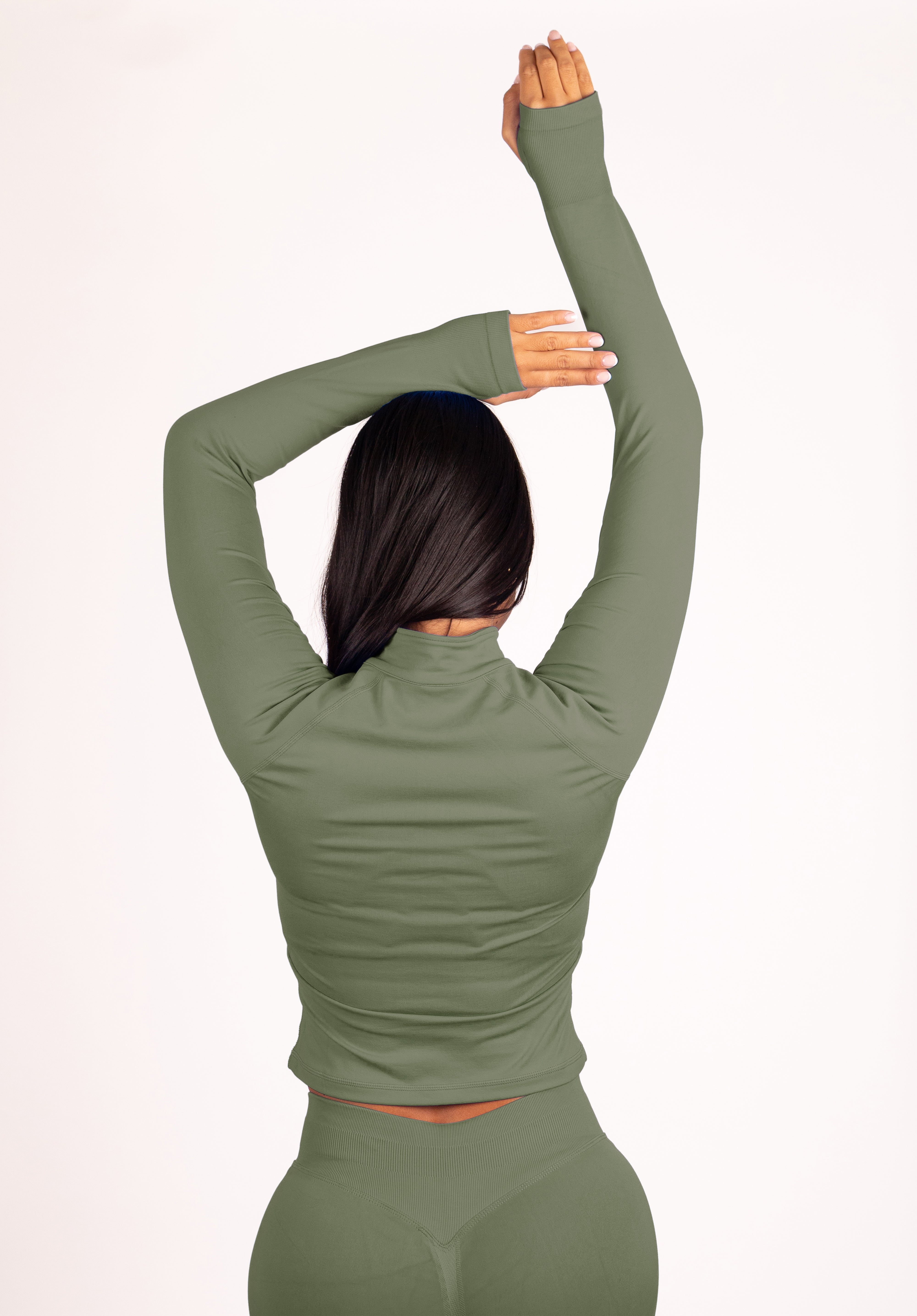 Beau Premium High Performance Scrunch Short Groen - Dames sportkleding afbeelding 14