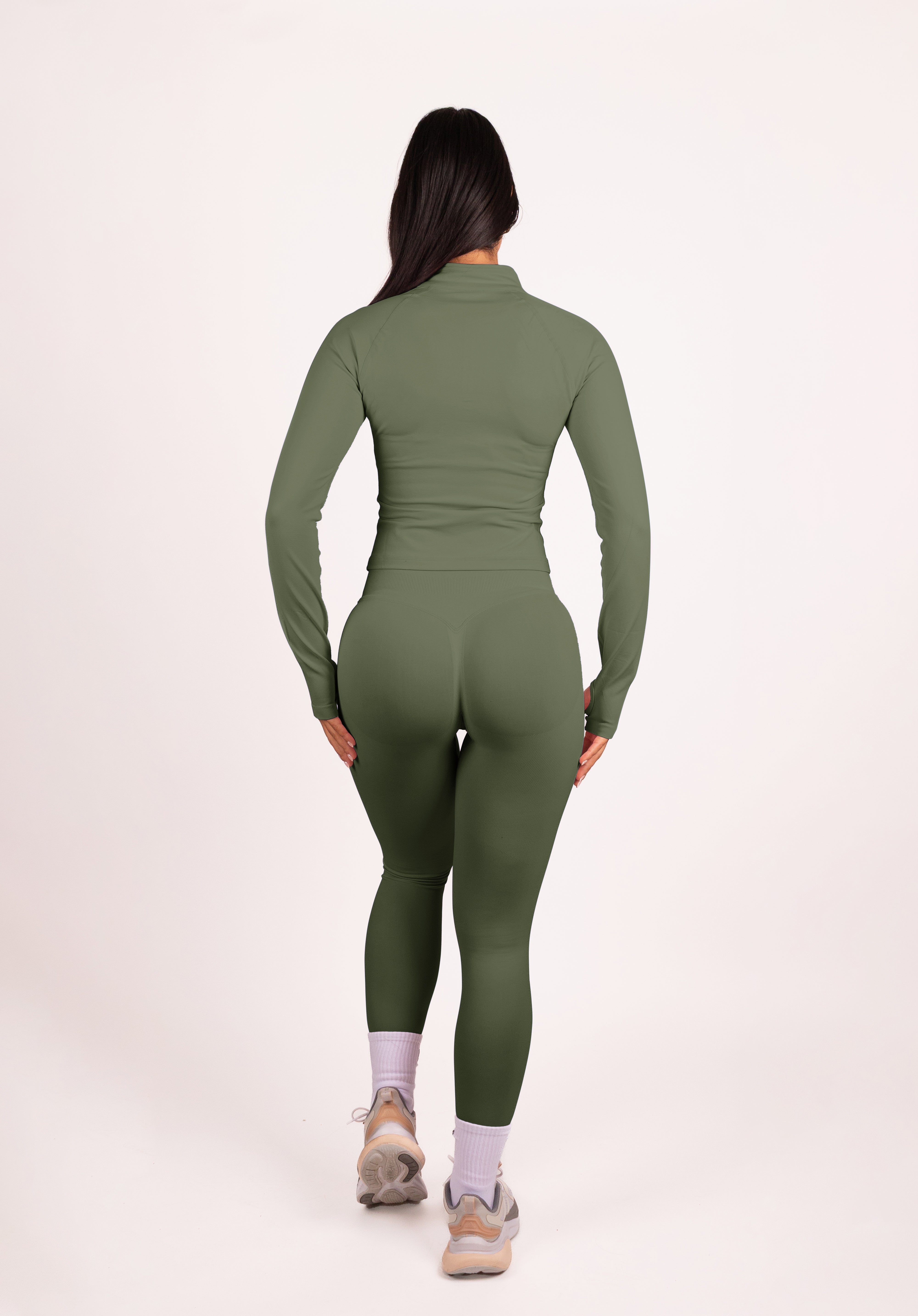 Beau Premium High Performance Scrunch Legging Groen - Dames sportkleding afbeelding 13