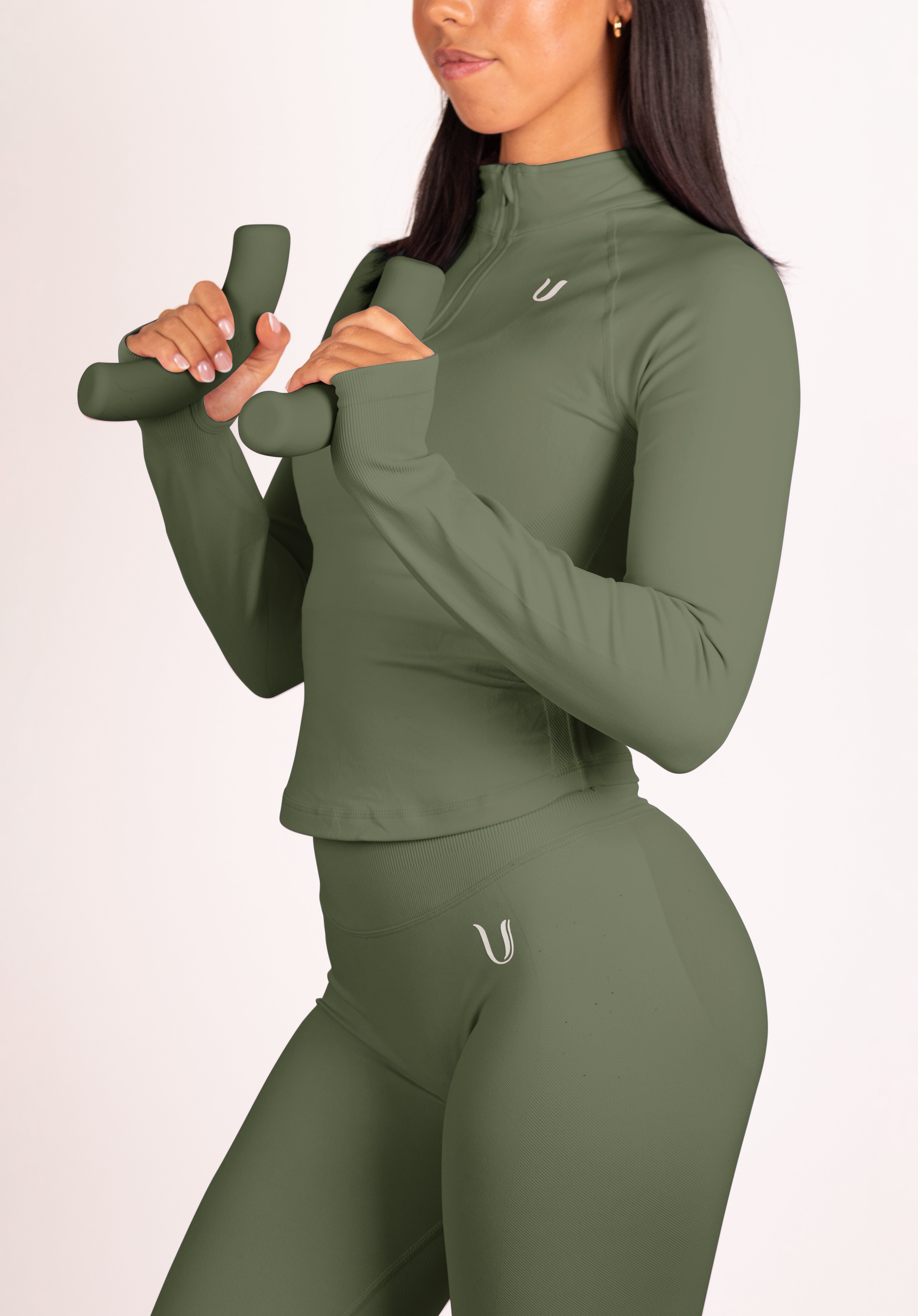 Beau Premium High Performance Scrunch Legging Groen - Dames sportkleding afbeelding 17