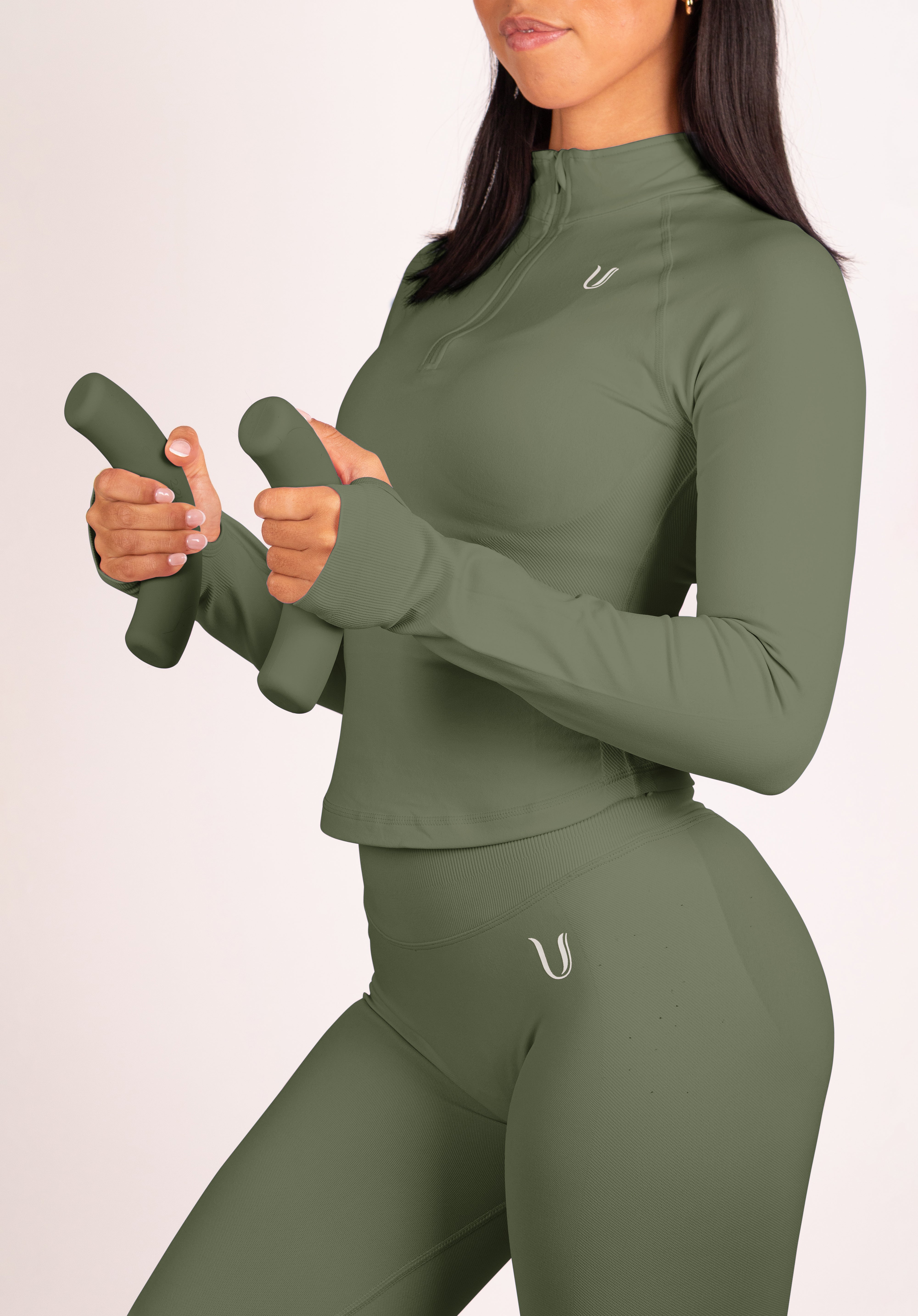Beau Premium High Performance Scrunch Legging Groen - Dames sportkleding afbeelding 16