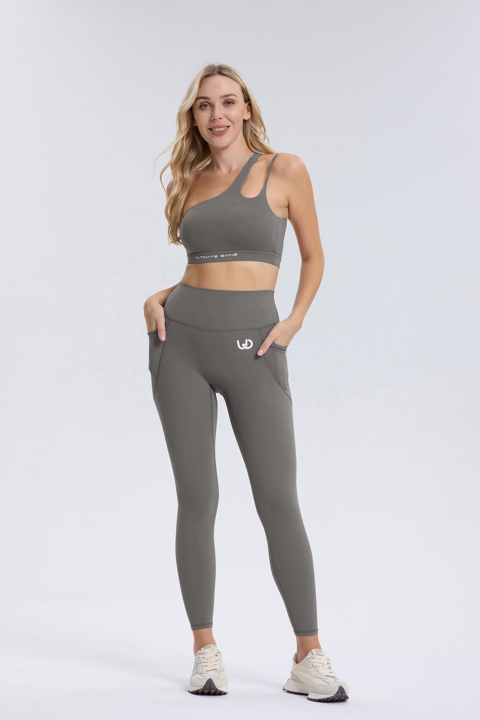 Palmer | Legging avec poches - Gris