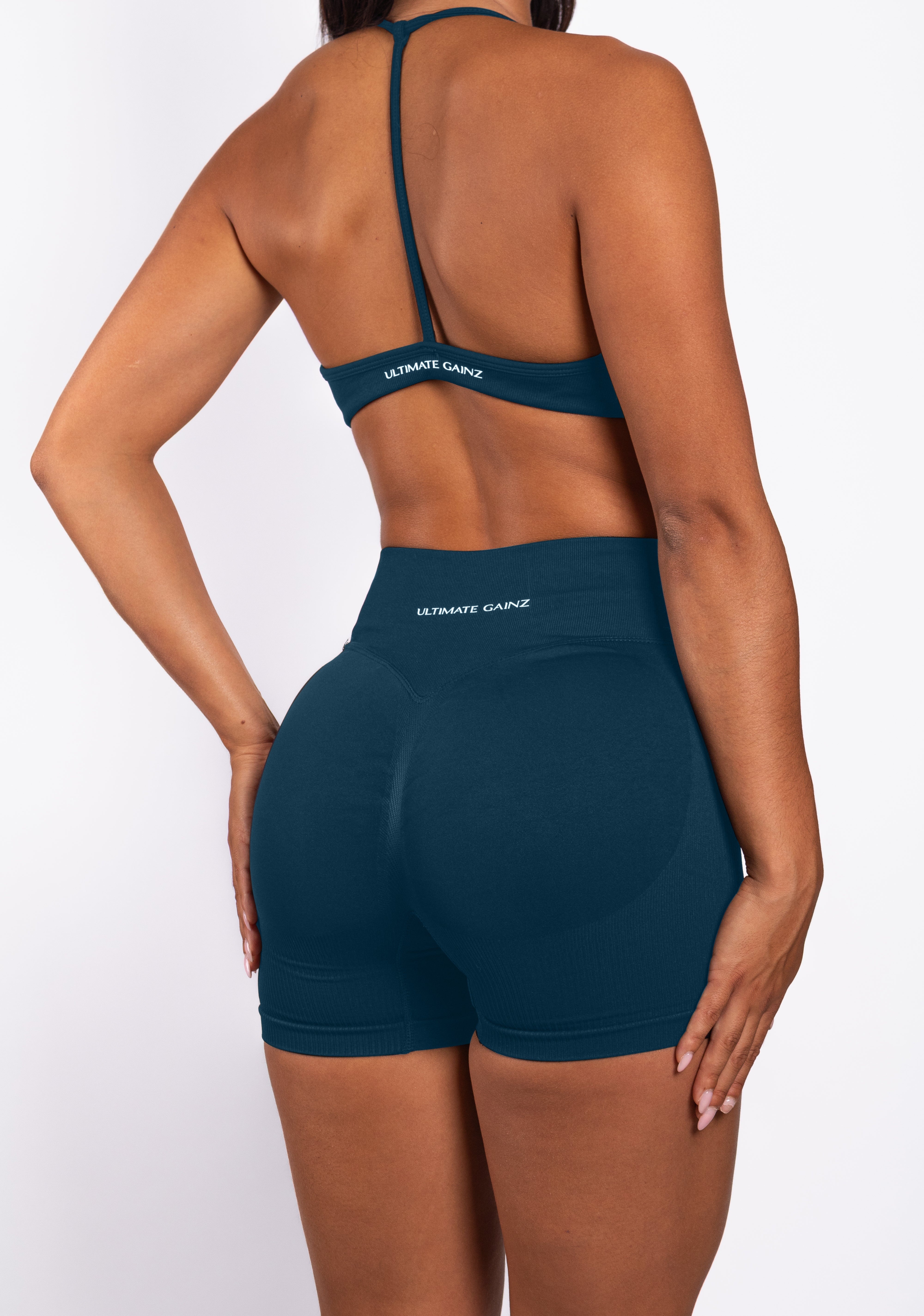 Nova | Brassière Seamless Dos Ouvert – Bleu