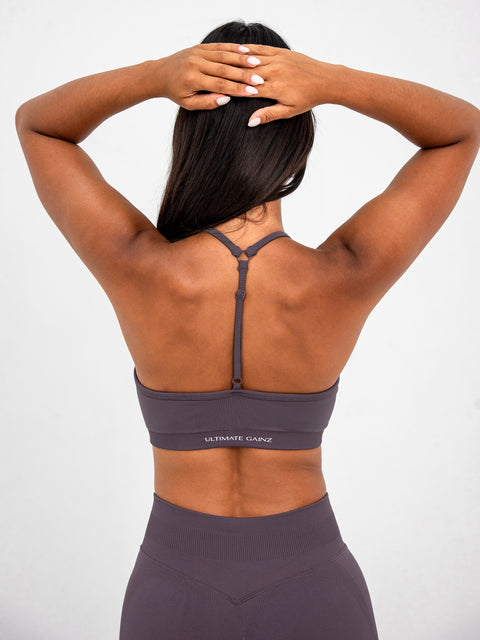 Luna | Premium Adjustable Sports Bra - Mauve