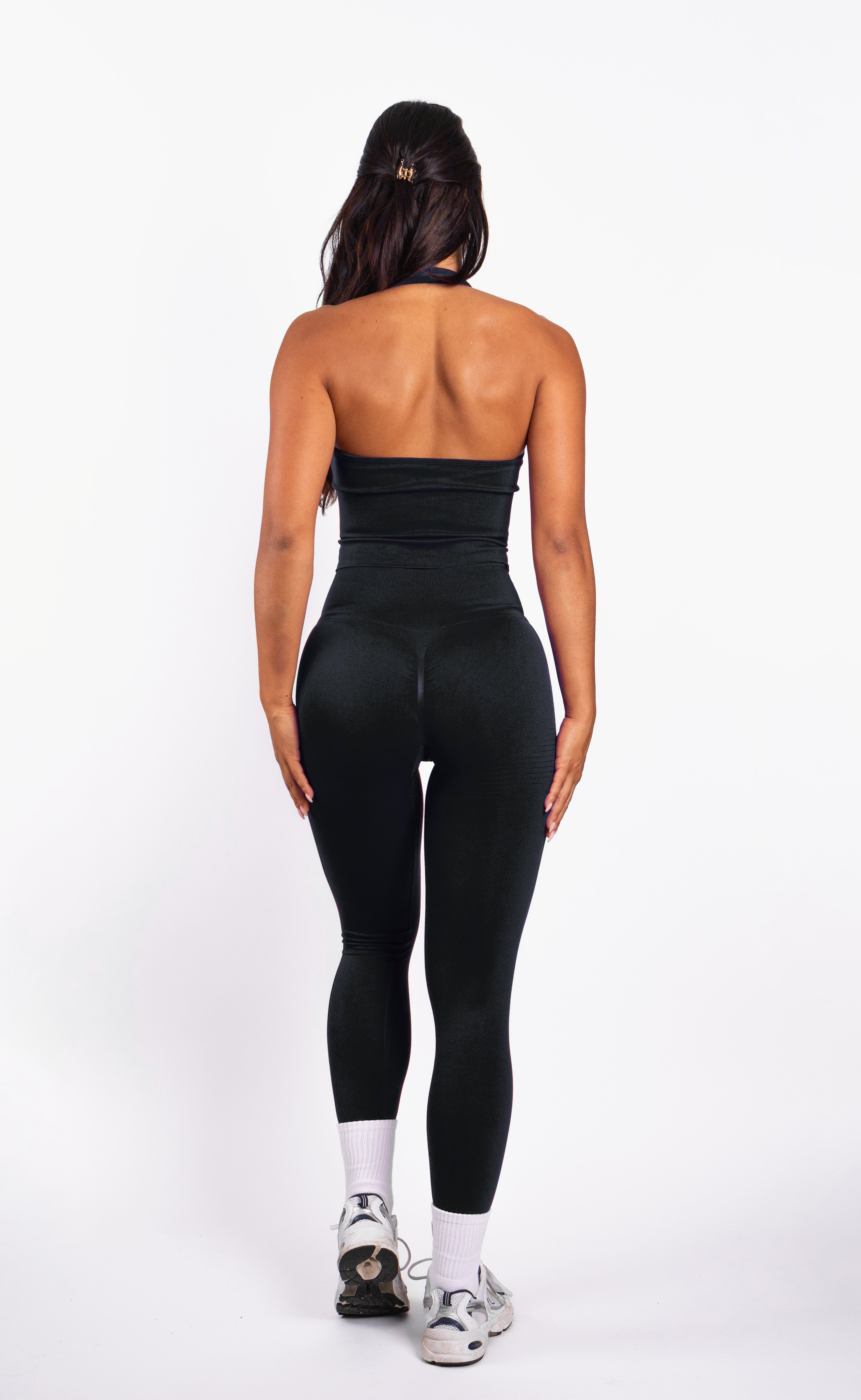 Bibi | Gerippte Nahtlose Halter Top – Rot