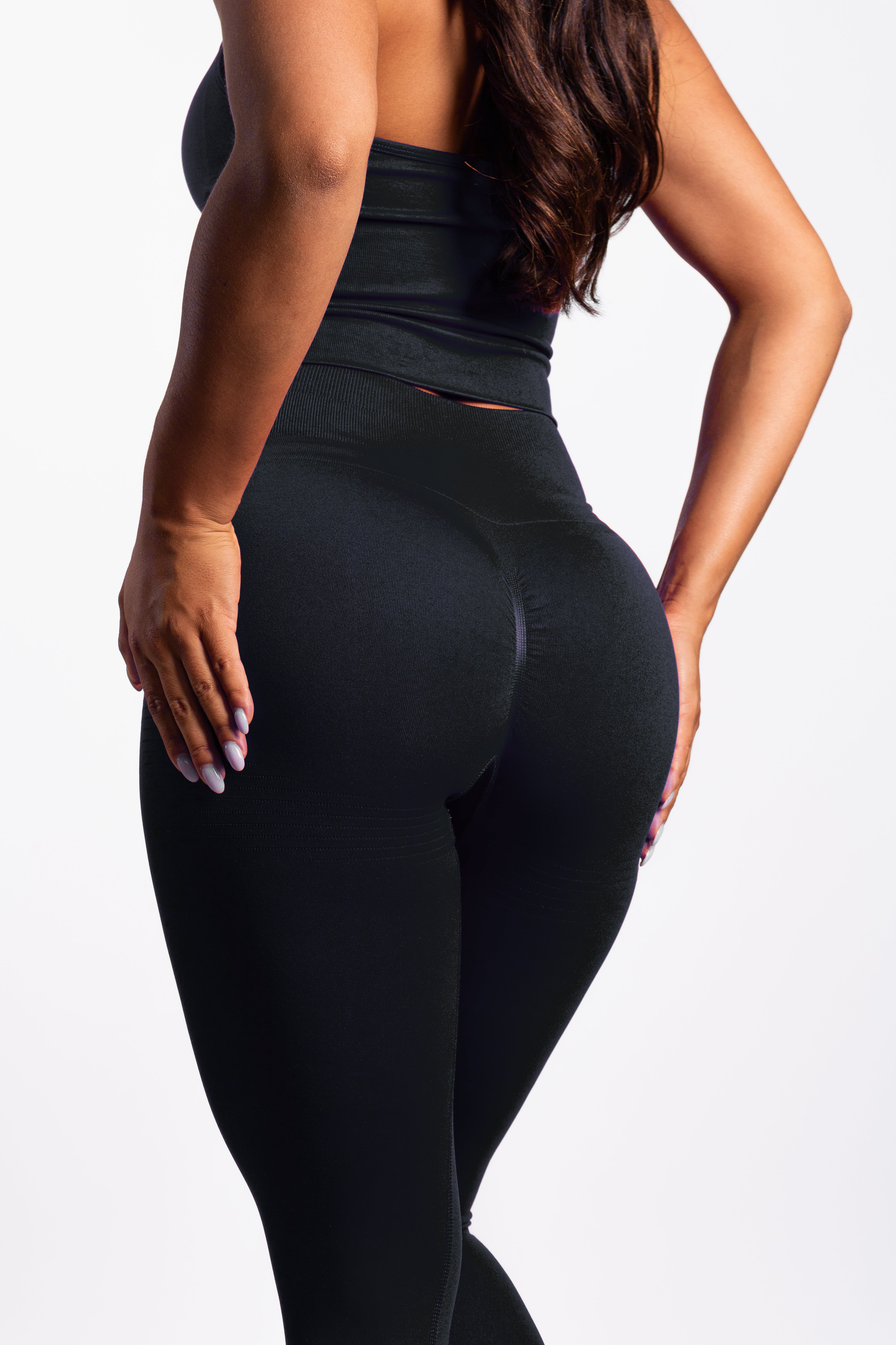 Bibi | Legging Côtelé Seamless – Rouge