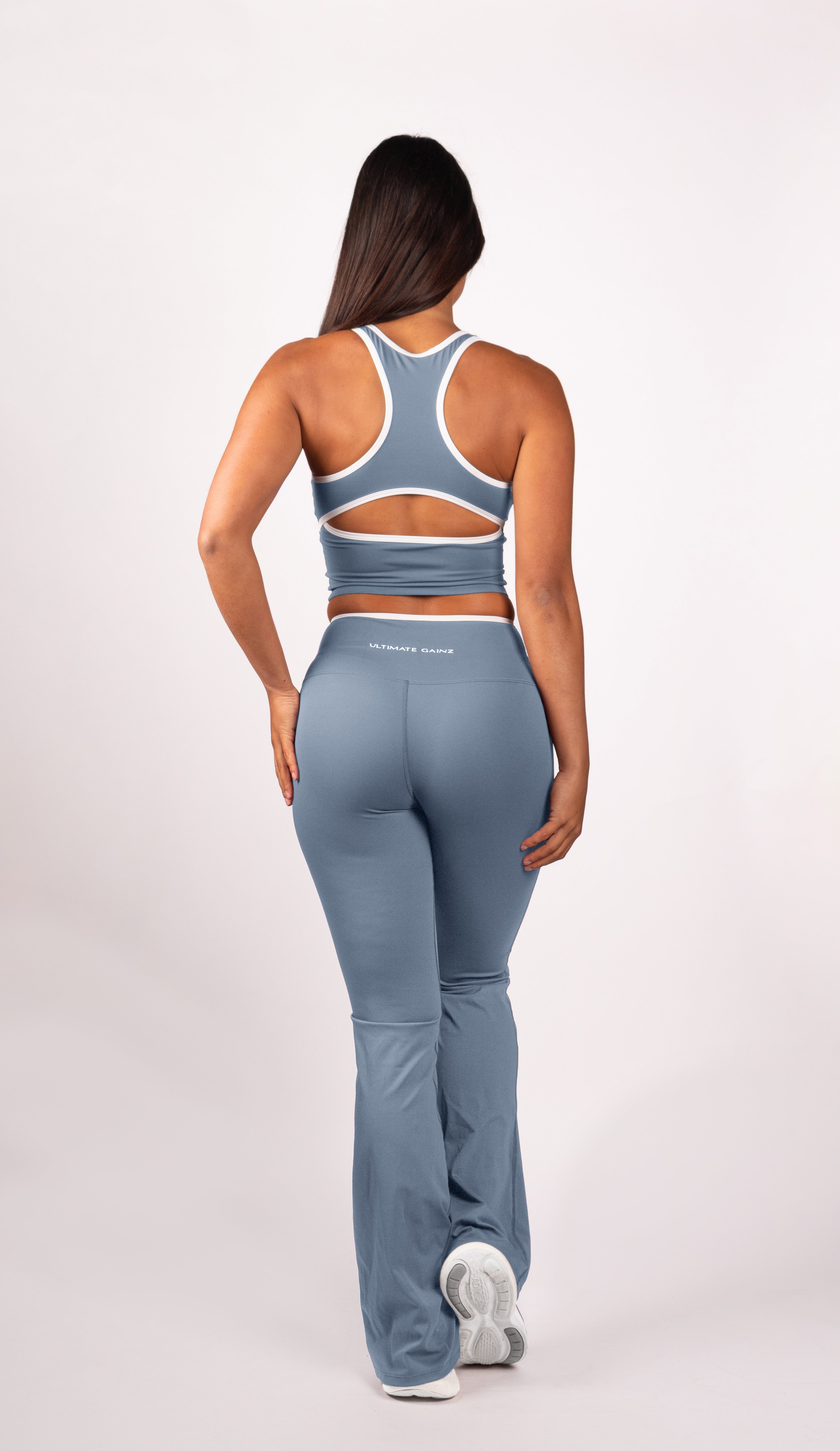 Ivy | Flare Legging – Hellblau