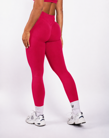 Beau | Premium High Performance Scrunch Leggings - Rosa
