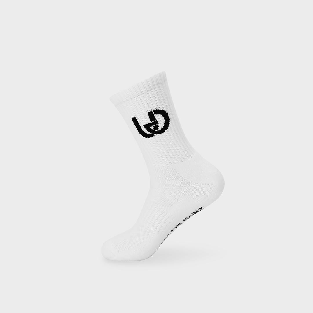 Ultimate Gainz - Performance Socken Unisex - Weiß 1 Paar